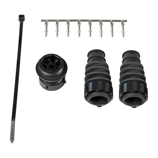 Connector set 8-pin bayonet, pin, 1-hole + 2-hole grommet