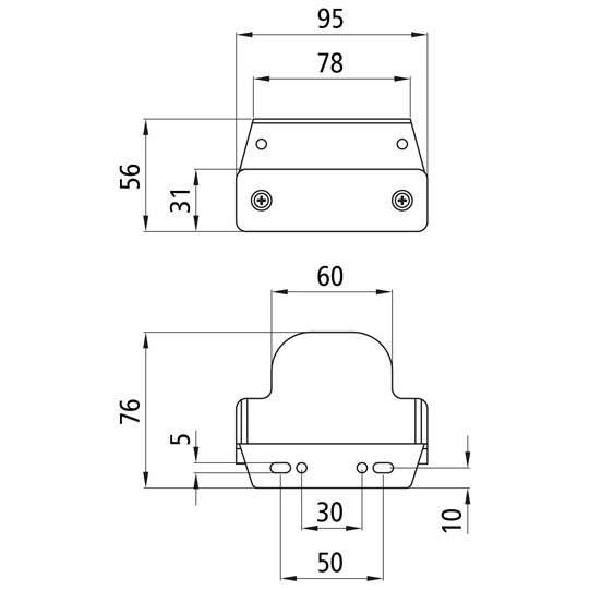 Sidepoint, 24 V, SML, 1.00 m, P&R, 90° angle (Z)