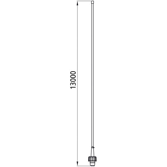 Flat cable set, left/right, 2-pin ASS, P&R, 13000 mm