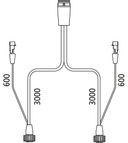 17-pin LP20, 2x7-pin AMP, 2x2-pin Supers, 3 m