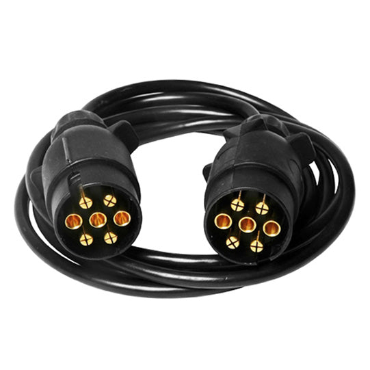 Connecting cable, 12 V, 7-pin plug DIN/ISO 11446, 3.3 m