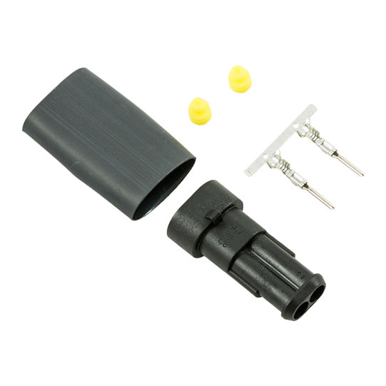 Connector set, 2-pin AMP Superseal, pin