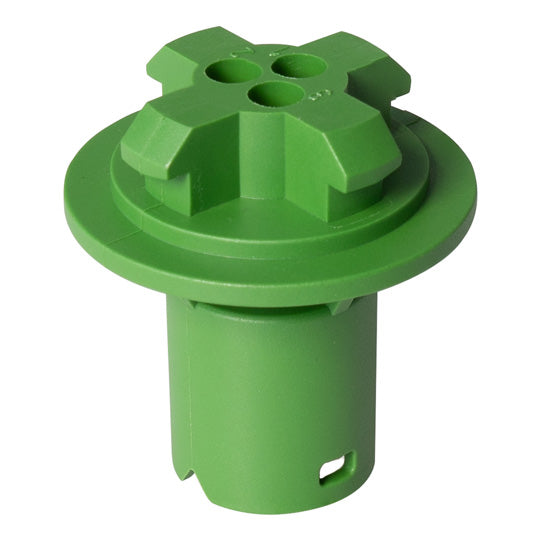 Plug-in housing 3-pin ASS 3, pin, green