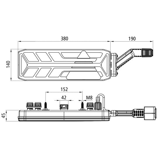 EcoLED III, 24 V, right, URA, 7-pin + 4x2-pin ASS, SMCG, OEM