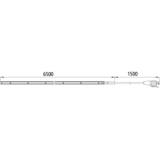 FlexLED, 24 V, 250 lm, 6500 mm, cable 920 mm