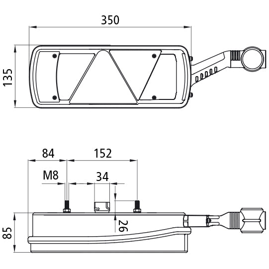 Ecopoint II LED, 24V, R, 7-pin ASS