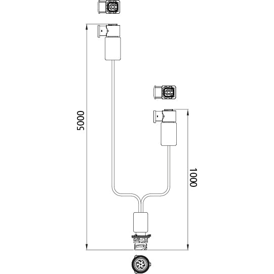 TPMS, 7-pin AMP, 4-pin HDSCS, 1.0/6.0m