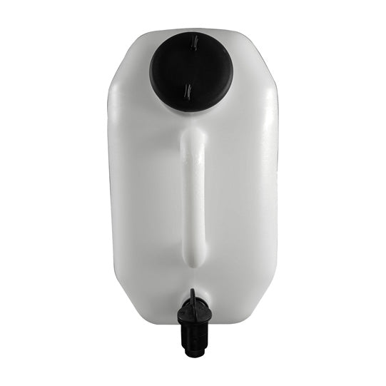 Plastic water tank, white, 25 liters, 460 x 350 mm