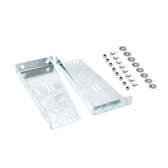 Bracket set, hot-dip galvanized, horizontal, < 450 mm