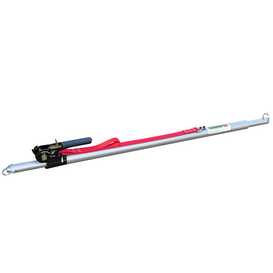 Stepless round lock. bar, aluminum, 1250 - 1850 mm