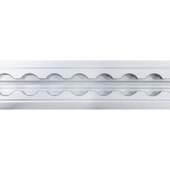 Airline profile anchor rail 4015-AL, anodised aluminium, 3000 m