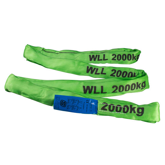 Round sling, green, 4 m, 2000 kg