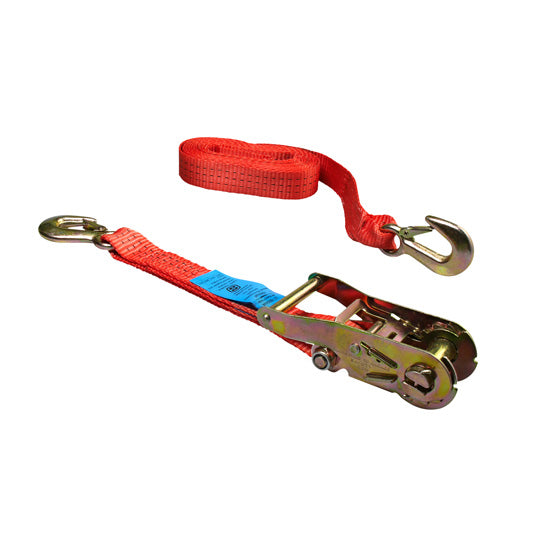 Lashing strap 3015, 4m, 35mm, LC1500, STF 150daN, carabiner