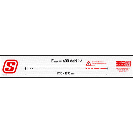 S-Line sticker for round locking bar 142138910