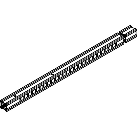 Tubular profile 35 x 35 mm for LCV barrier beam, length 800 mm