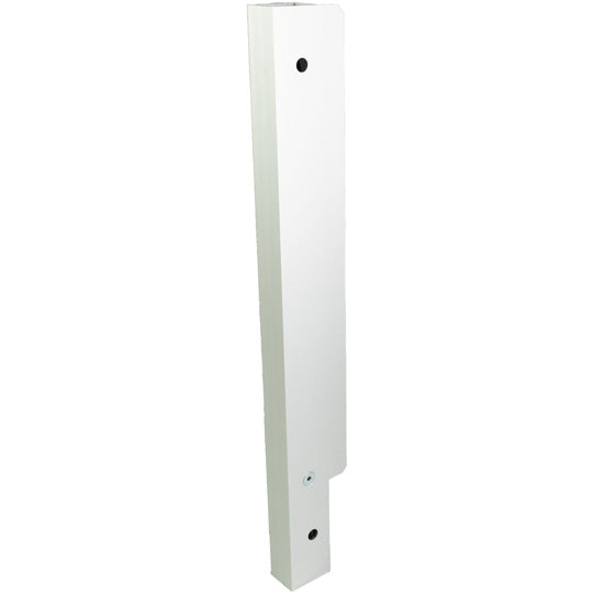 Blueline aluminum-corner stanchion DL, front R, anodised, 400 m