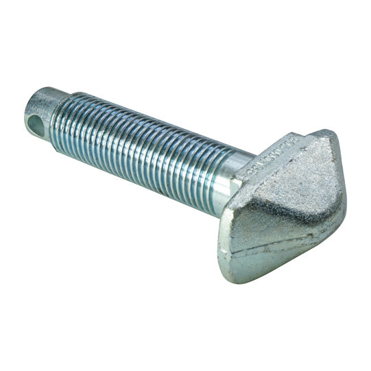 Pivot Ø98 mm, with thread limitation by toggle, galvanized