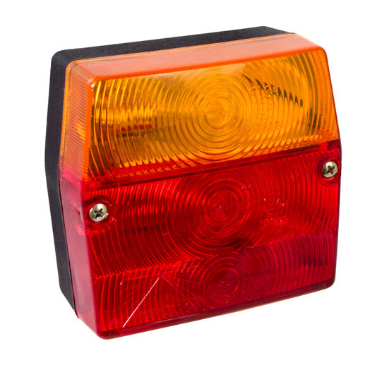 Three-chamber light, 12 V/24 V, with grommet