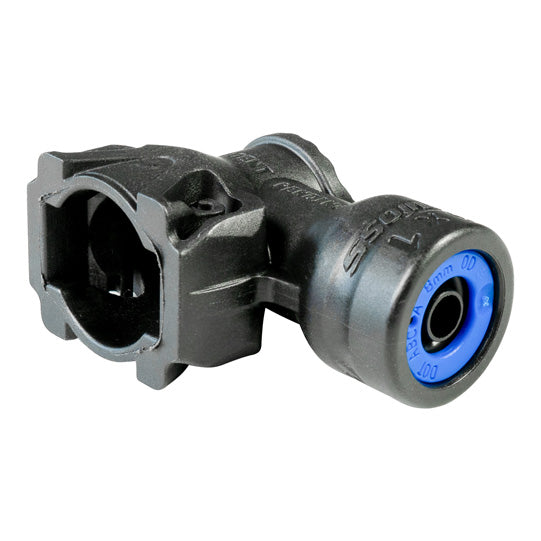 ABC push-in connector, 90°, regular, 8 x 1.0