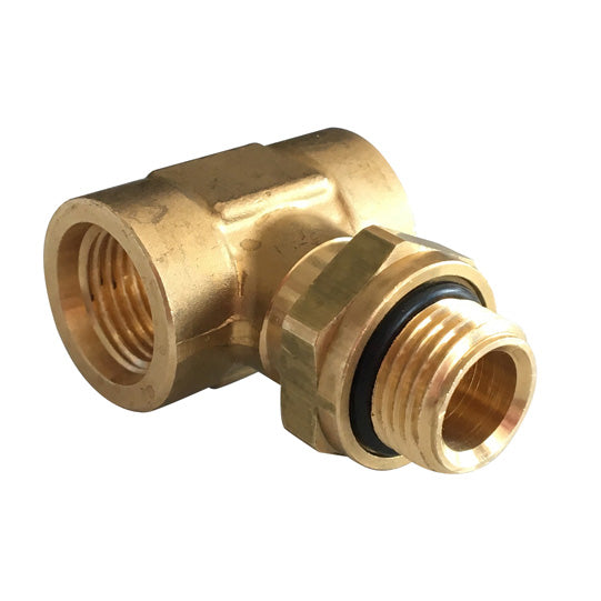 T bulkhead connector, 2 x M16 x 1.5 inside, 1 x M16 x 1.5 outsi