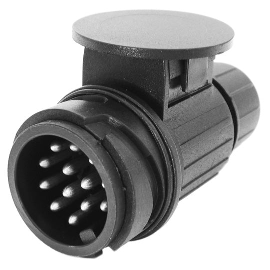 Plug 13-pin, 12 V, to ISO 11446/DIN 72570, plastic