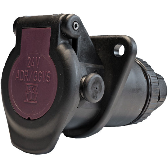 Socket 15-pin 24 V, to ISO 12098