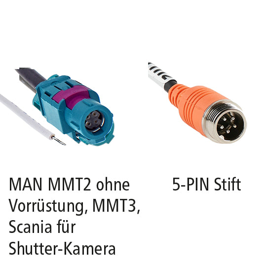 LUIS adapter MAN MMT2 w/out pre-fitting/MMT3/Scania, 5-pin