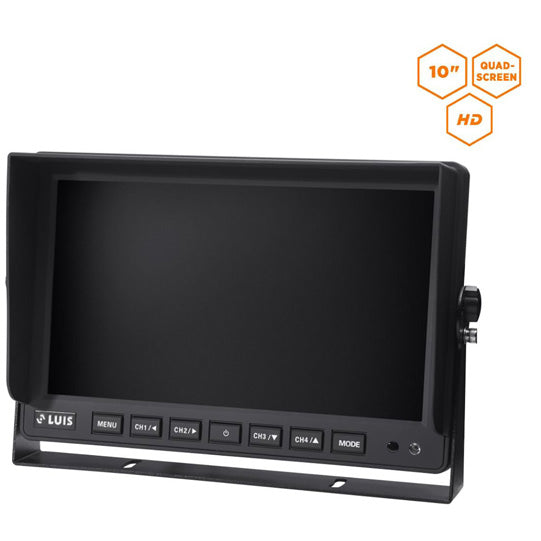LUIS 10" Quad-Monitor Professional HD, resolution 1024x600 pixe