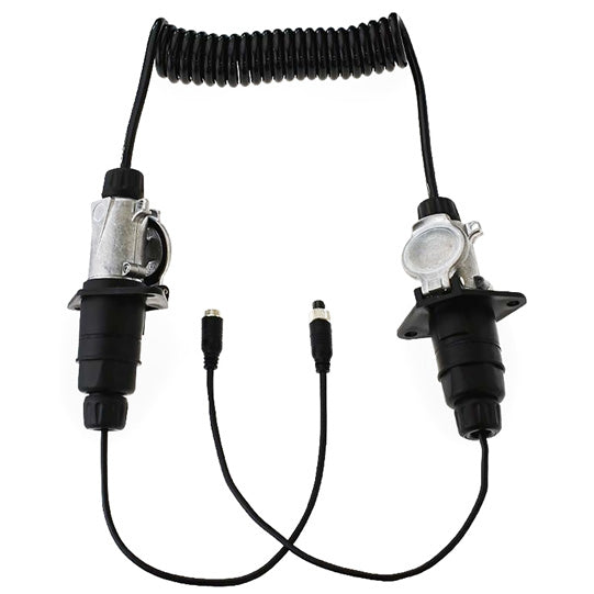 LUIS cable set f. trailers, 4-PIN, w/ holder set