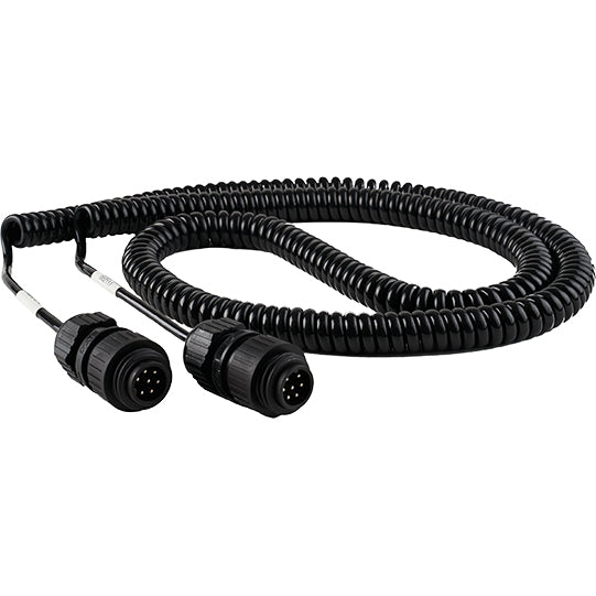 LUIS coiled cable for towing vehicle/trailer connection