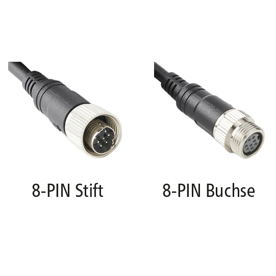 LUIS RV-monitoradapterkabel, 2 m, 8-polig hona/stift