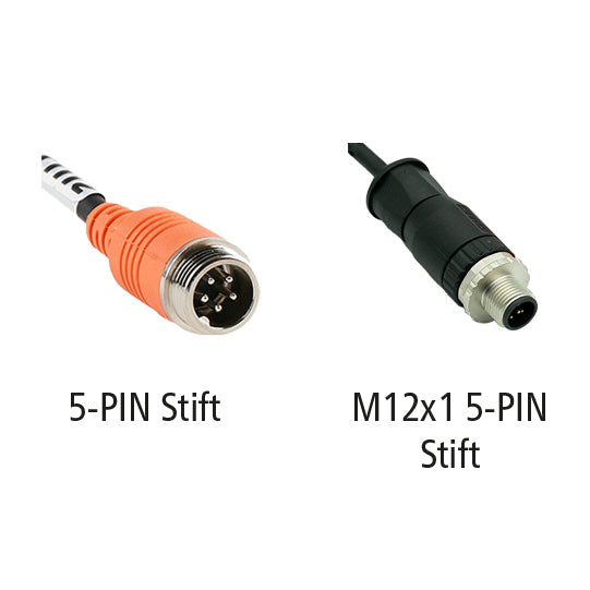 LUIS adapter M12x1 5-PIN pin (Motec), LUIS 5-PIN pin
