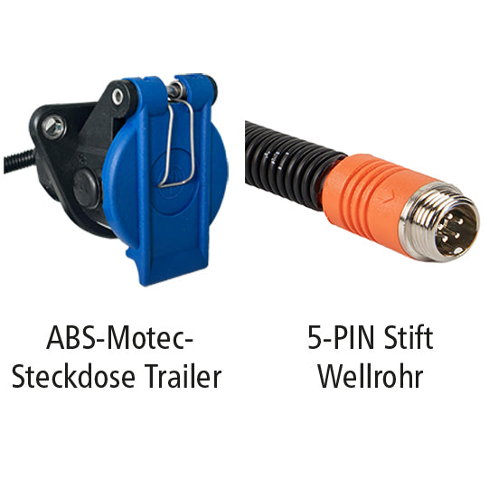 LUIS ABS motec socket trailer for LUIS 5-PIN pin