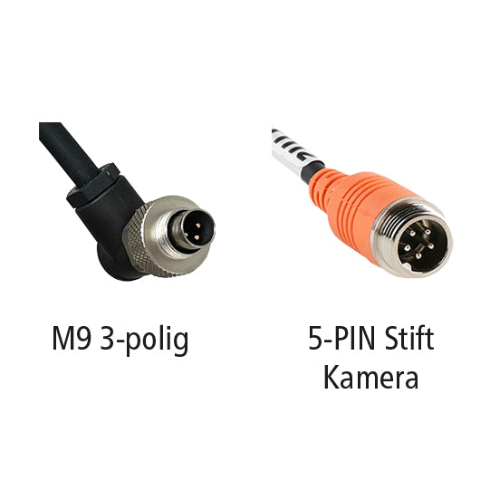 LUIS-adapter M9, 3-polig, LUIS 5-polig kamera