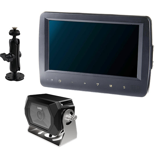 LUIS camera system, Edge AI camera, 7" monitor, holder