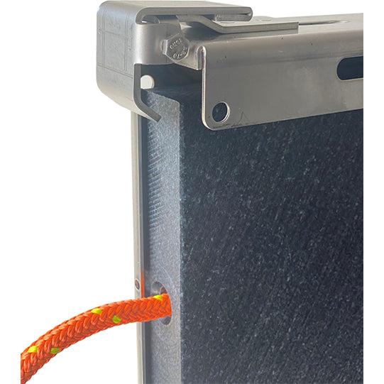 Safety device f. plate box (crane support plates), SS