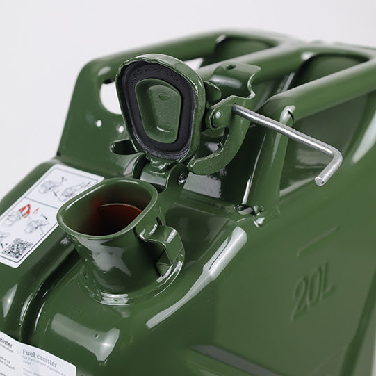 Fuel canister 20 l, sheet stl., olive, 165 × 345 × 468 mm