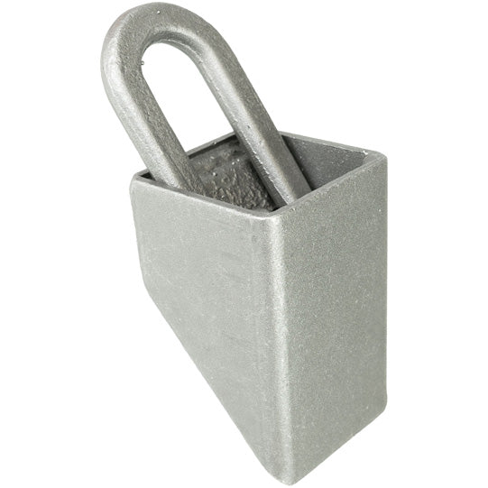 Lashing box (front) w/ loop, raw, 70 mm edge length