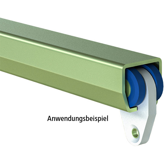 Running rail profile no. 300/type 23, stainless, length 6000 mm