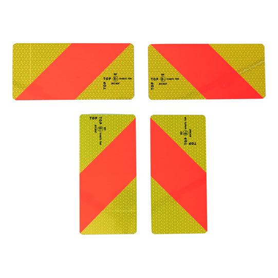 Warning sign set for trucks according to ECE 70.01