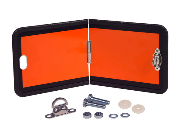 ADR-kort, typ I, gångjärnsförsett, 300 x 120 mm, med KS