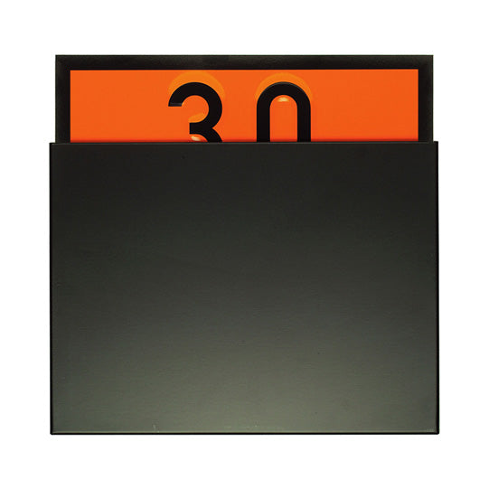 Universal cover for warning signs 400 x 300 mm, sheet steel