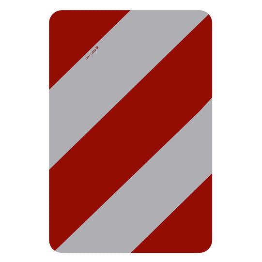 Warning sign, SK film, left, type I, 282 x 423 mm, without KS