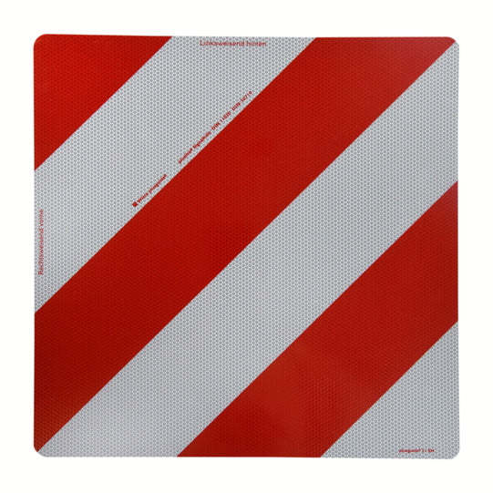 Parking warning, magnet, L and R, type II, rigid, 423 x 423