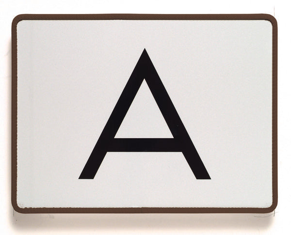 A warning sign, type I, rigid, 400 x 300 mm, w/ KS