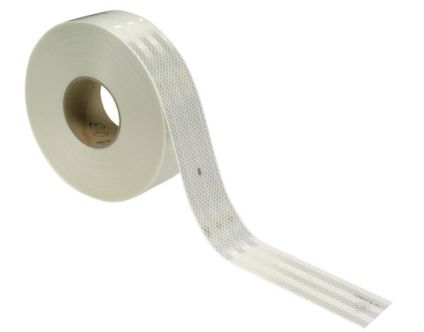 Fixed contour marking, white, 53 mm x 50 m, 3M