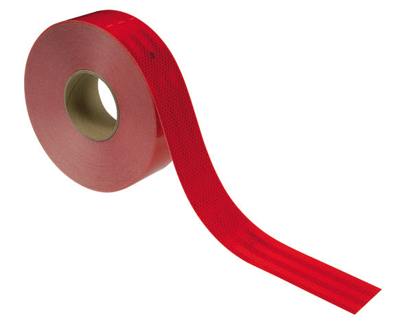 Fixed contour marking, red, 53 mm x 50 m, 3M