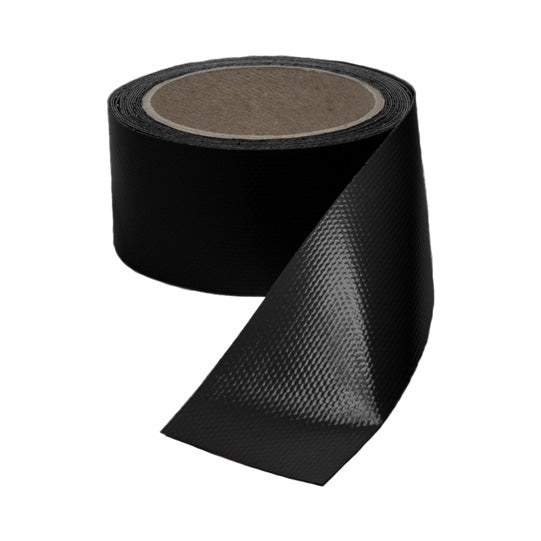 Tarpaulin tape, 50 mm x 5 m, black RAL 9005