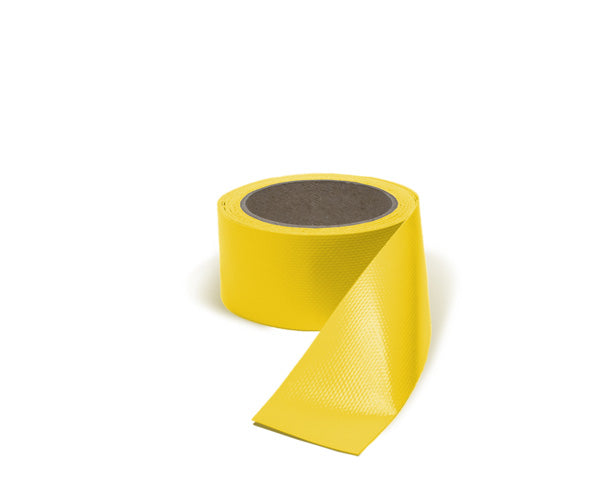 Tarpaulin tape, 50 mm x 5 m, yellow RAL 1018