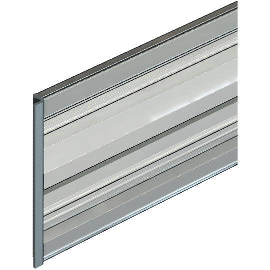 Dropside rail/angle steel, 40x32x8 mm, 400 mm long